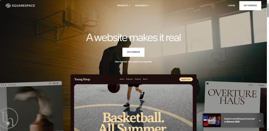 Squarespace的价格比较贵,但是共功能全面。